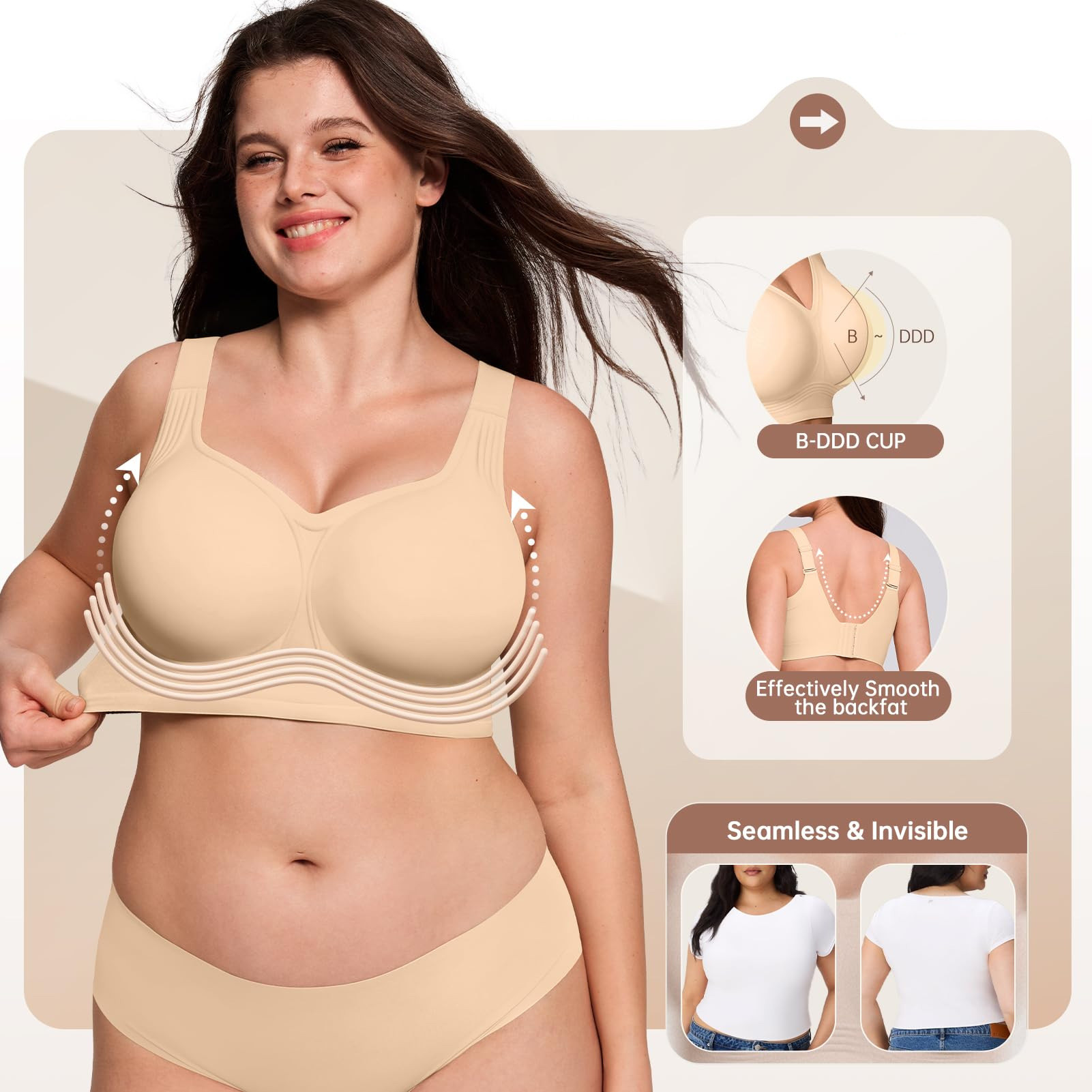 Reggiseno Senza Ferretto Plus  - Full Coverage Bra recensione e prezzo